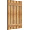 Ekena Millwork Spaced Board-n-Batten Shutters, Rough Sawn Western Red Cedar, 28 7/8W x 39H, PR RBS06S29X039RWR - alternate 2